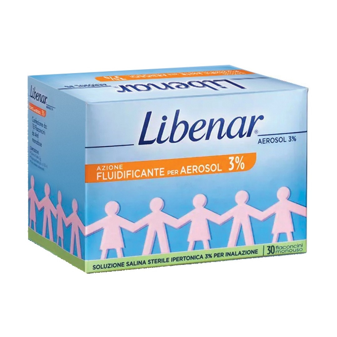Libenar Aerosol 3% Soluzione Ipertonica Fluidificante 30 Fiale