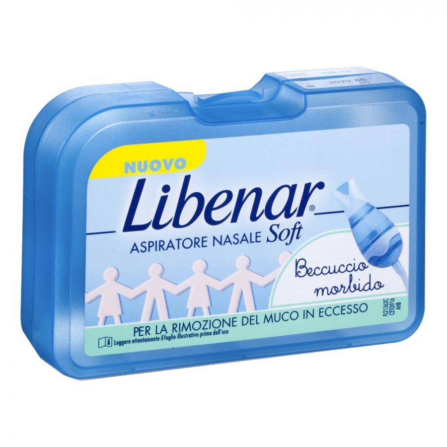Libenar - Aspiratore Nasale Soft + 5 Filtri Monouso
