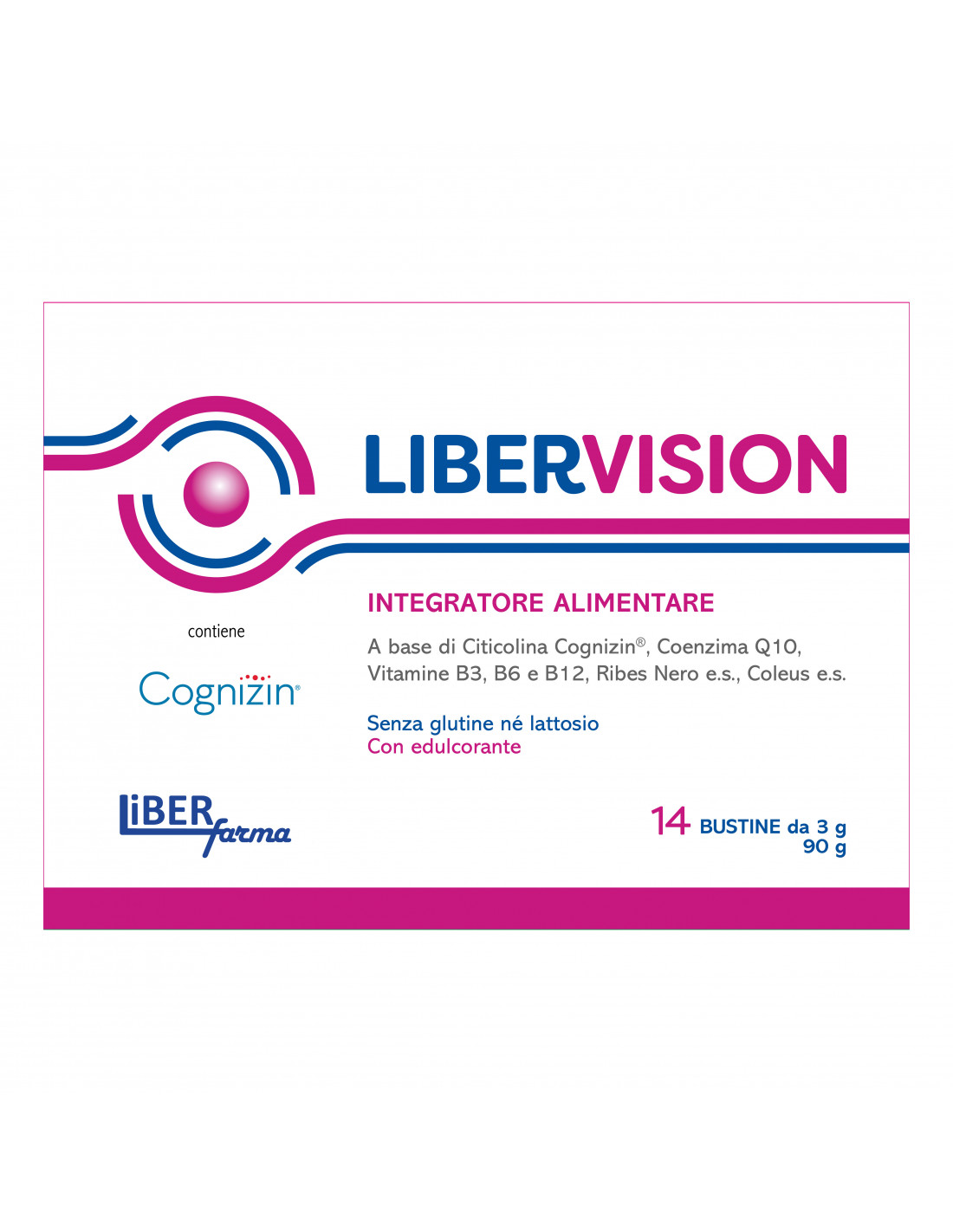 Libervision Integratore per la Vista 14 Buste