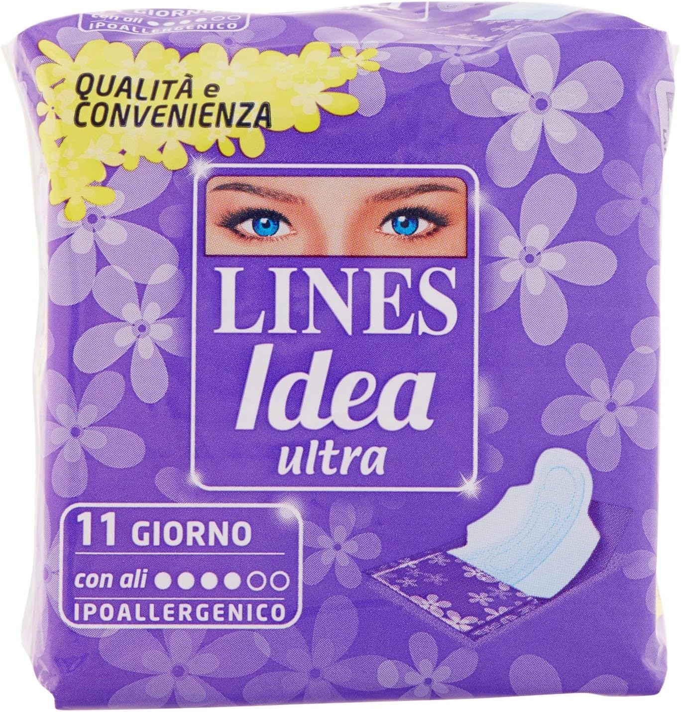 Lines Idea Ultra Giorno Assorbenti con Ali 11 Pezzi