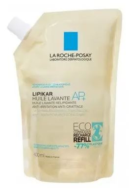 La Roche-Posay Lipikar Oil AP+ - Olio Corpo Detergente e Relipidante - Ricarica 400 ml