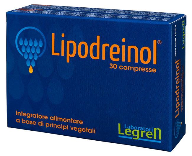 Lipodreinol - Integratore Drenante - 30 Compresse