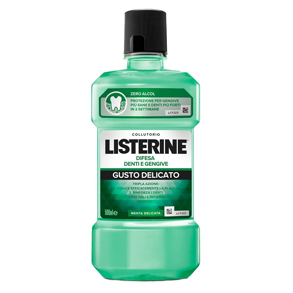 LISTERINE DENTI & GENGIVE GUSTO DELICATO 2 X 500 ML