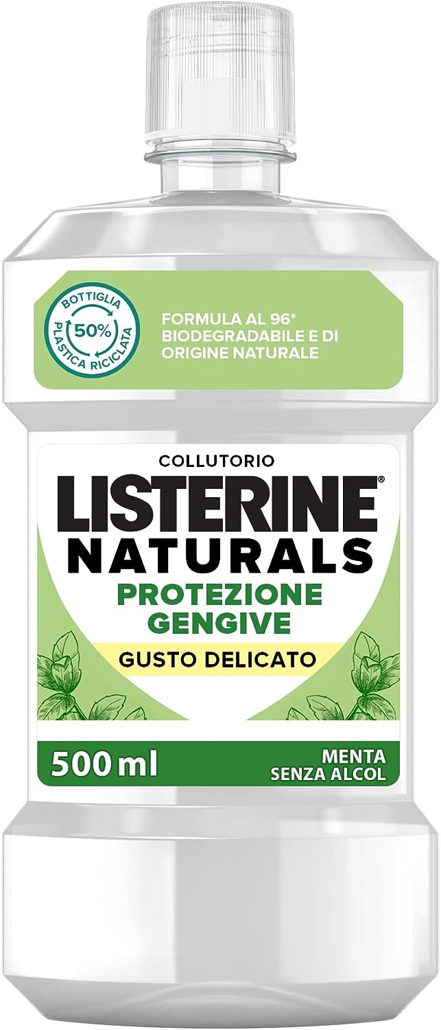 Listerine Naturals Collutorio Protezione Gengive 500 ml