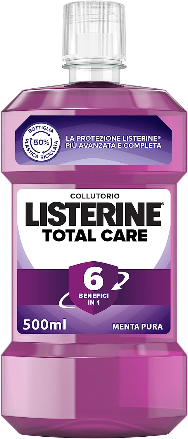 Listerine Total Care Collutorio Menta Pura 500 ml