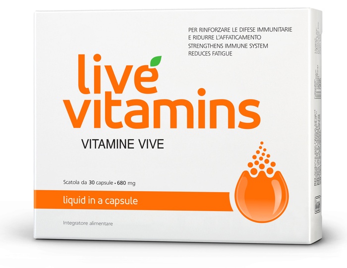 Live Vitamins Integratore Difese Immunitarie 30 Capsule
