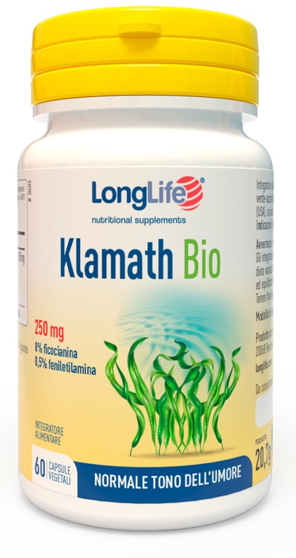 LongLife Klamath Bio - Integratore per il Tono dell'Umore - 60 Capsule