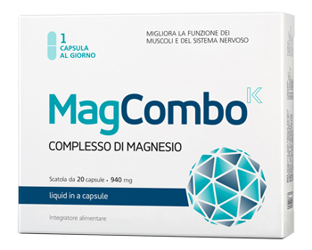 MagCombo - Integratore di Magnesio per la Funzione Muscolare - 20 Capsule