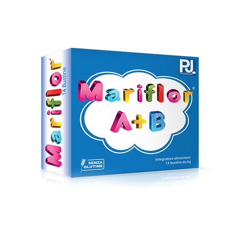 Mariflor A+B Integratore Multivitaminico con Probiotici 14 Buste