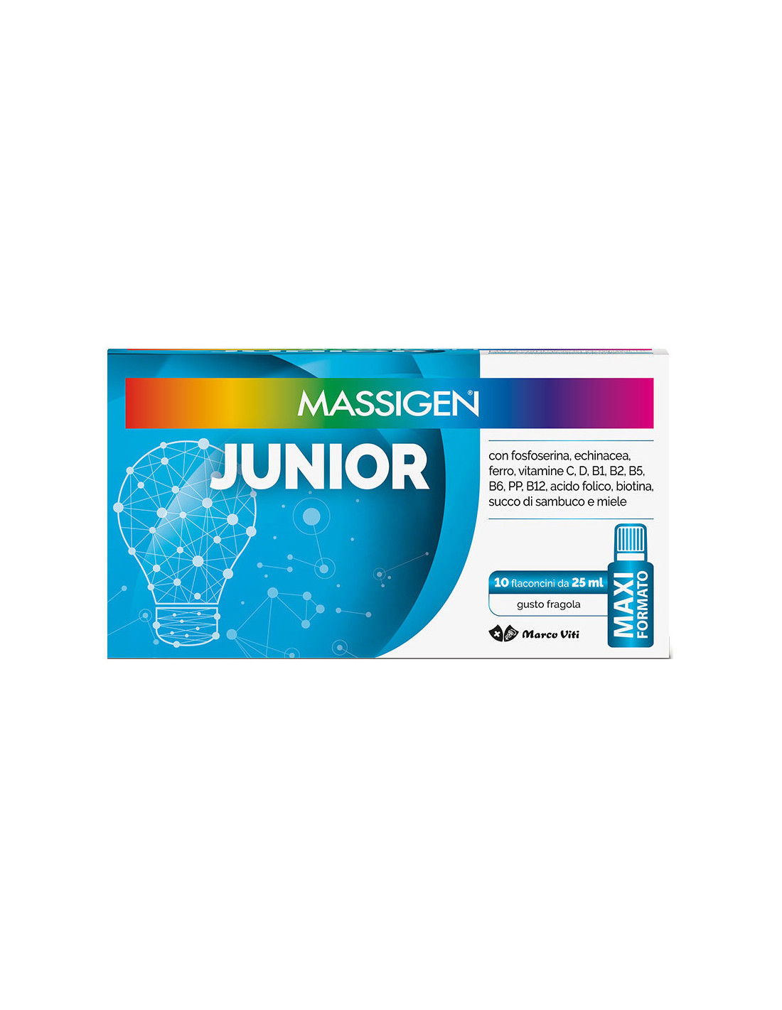 Massigen Junior - Integratore Tonico - 10 Flaconi x 25 ml