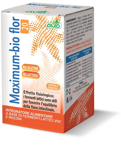 Maximum-Bio Flor 20 - Integratore di Fermenti Lattici - 75 Capsule