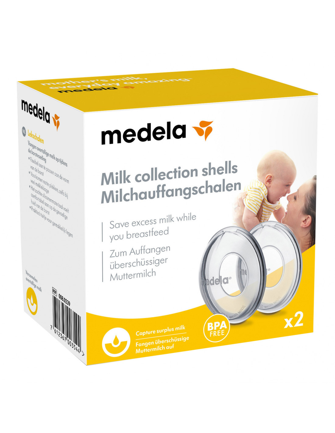 Medela Coppa Raccoglilatte 2 Pezzi
