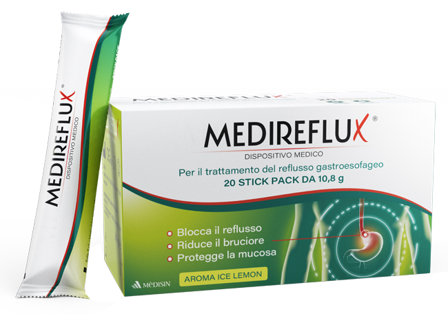 Medireflux Trattamento del Reflusso Gastrico 20 Stick