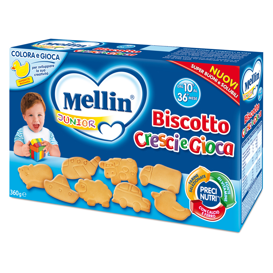 Mellin Junior Biscotto Cresci & Gioca 360 g