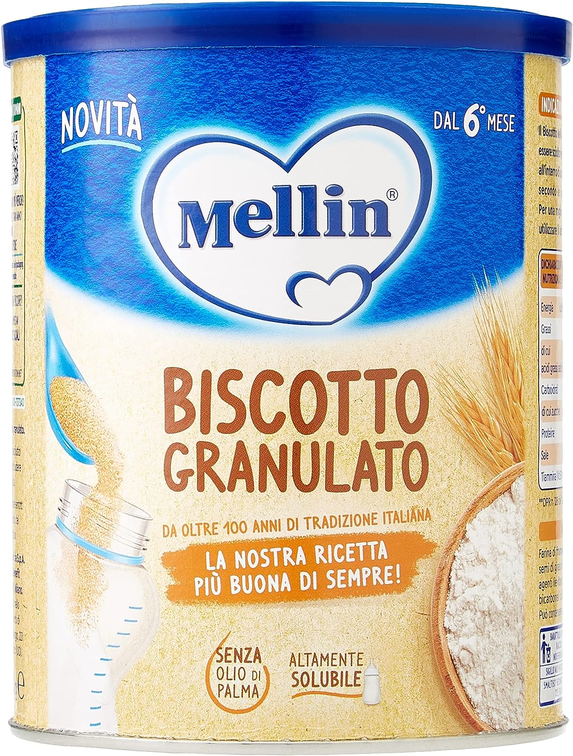 Mellin Biscotto Granulato 400 g