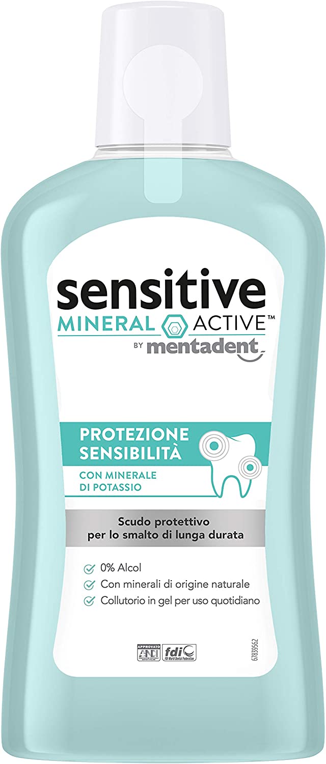 Mentadent Sensitive Mineral Active Collutorio Denti Sensibili 300 ml