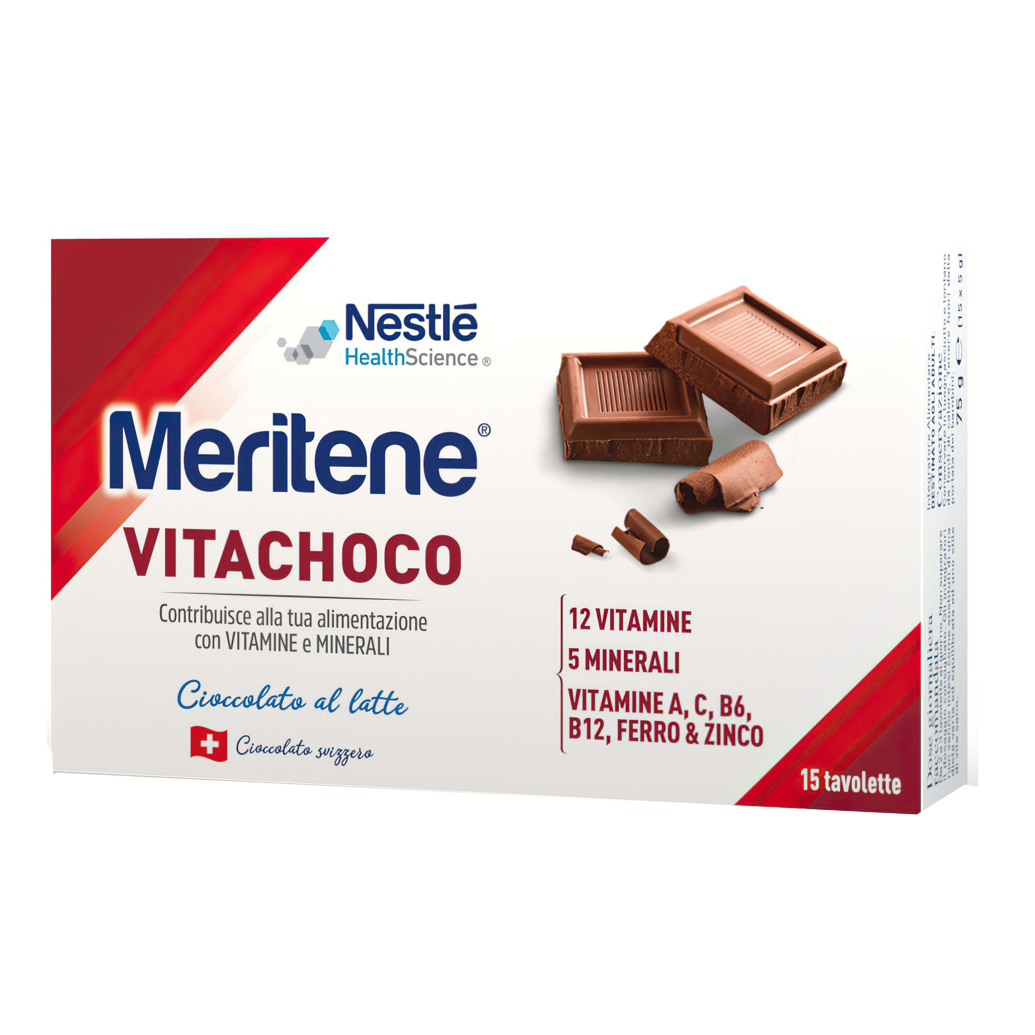 Meritene Vitachoco Gusto Cioccolate al Latte 15 Cioccolatini