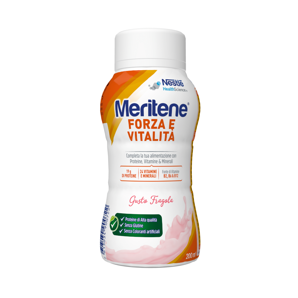 Meritene Drink Fragola Alimento Arricchito 200 ML