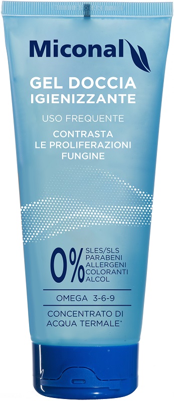 Miconal Sport Gel - Detergente Doccia Igienizzante Anti-Micosi - 200 ml