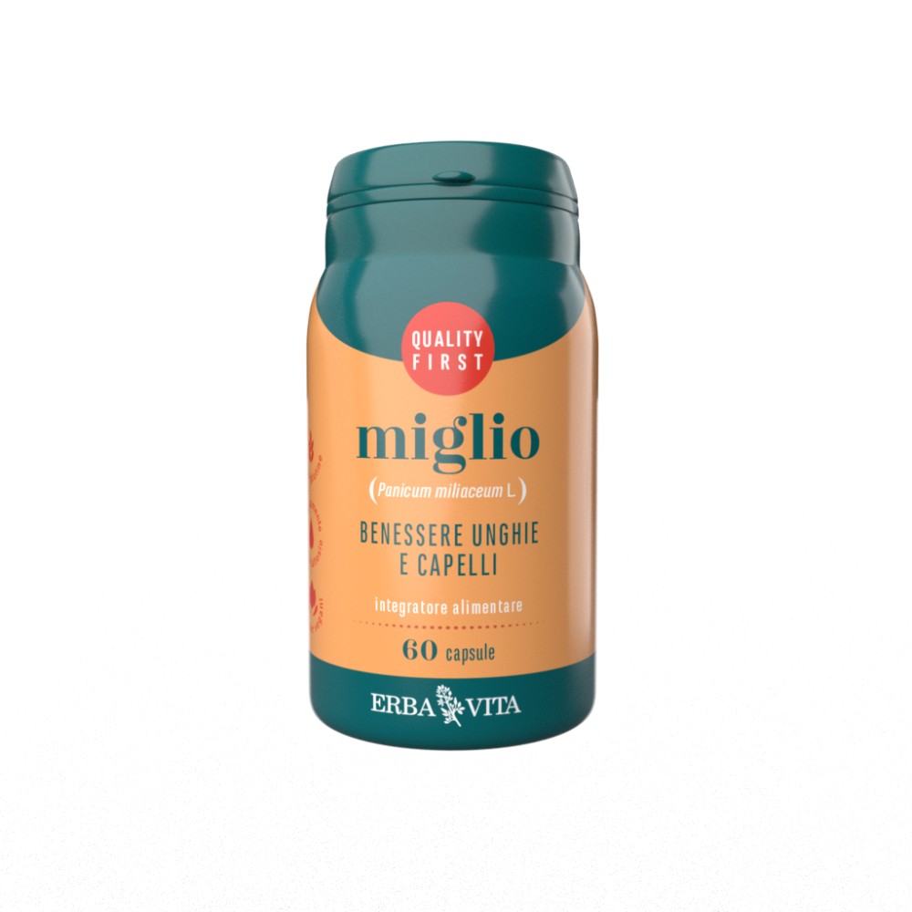 Miglio - Integratore per Capelli e Unghie - 60 Capsule