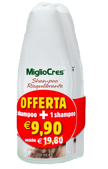 MiglioCres Shampoo Riequilibrante Bipack 2 x 200 ml