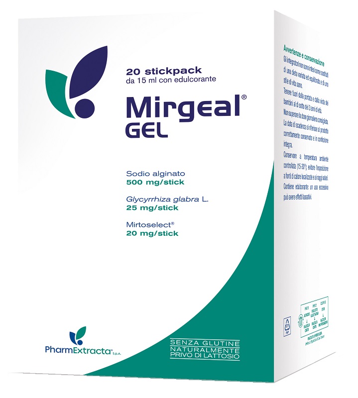 Mirgeal Gel - Integratore per la Regolarità Intestinale - 20 Stickpack