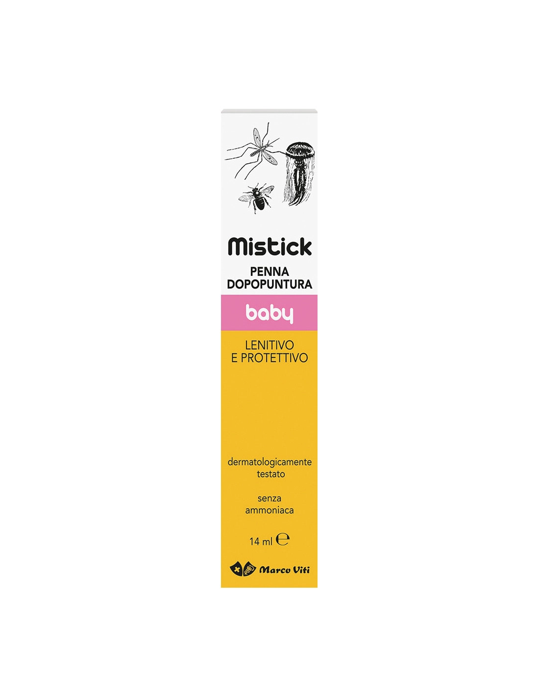 Mistick Baby Penna - Gel Dopopuntura Insetti - 14 ml