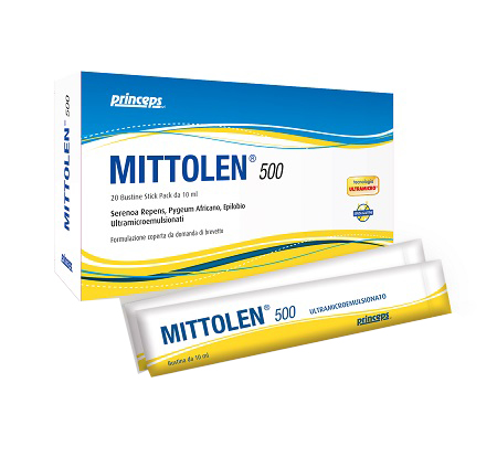 Mittolen 500 Integratore per la Prostata 20 Stick