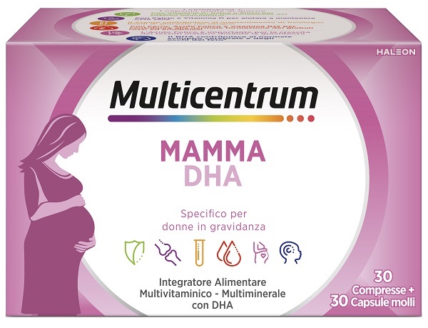 Multicentrum Mamma Dha Integratore Gravidanza 30+30 Compresse