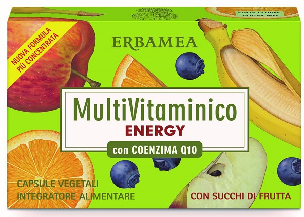 Multivitaminico Energy con Coenzima Q10 Integratore 24 Compresse