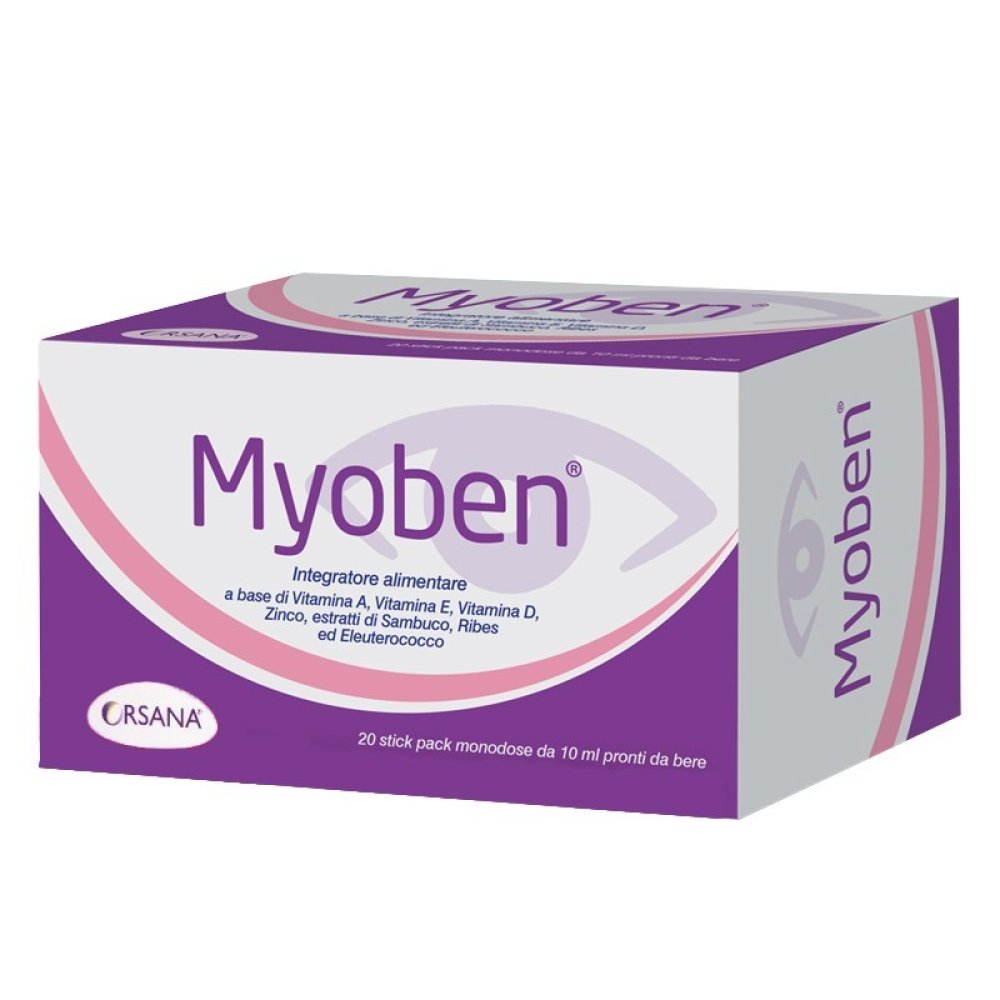 Myoben Integratore Funzione Visiva 20 Stick