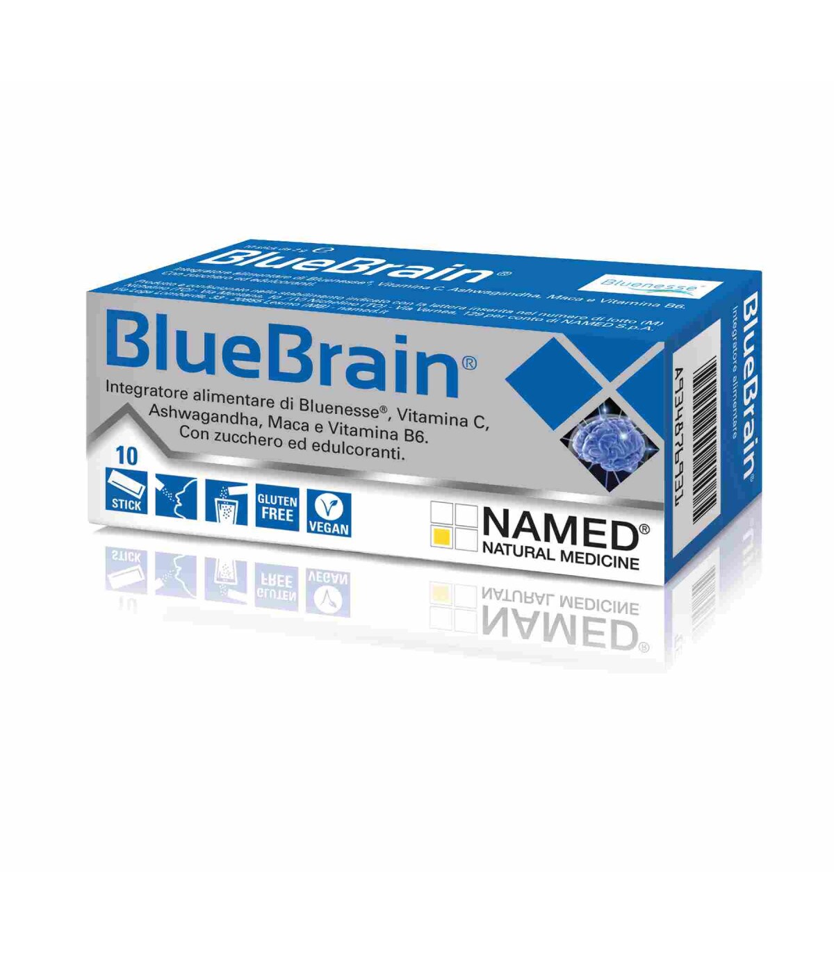 Named Blue Brain - Integratore per il Benessere Mentale - 10 Bustine