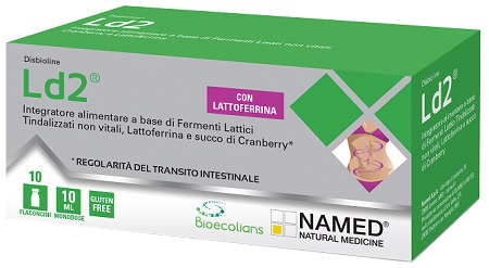 Named Disbioline LD2 - Integratore di Fermenti Lattici - 10 Flaconcini
