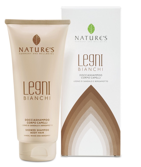 Nature's Legni Bianchi - Doccia Shampoo per Corpo e Capelli - 200 ml