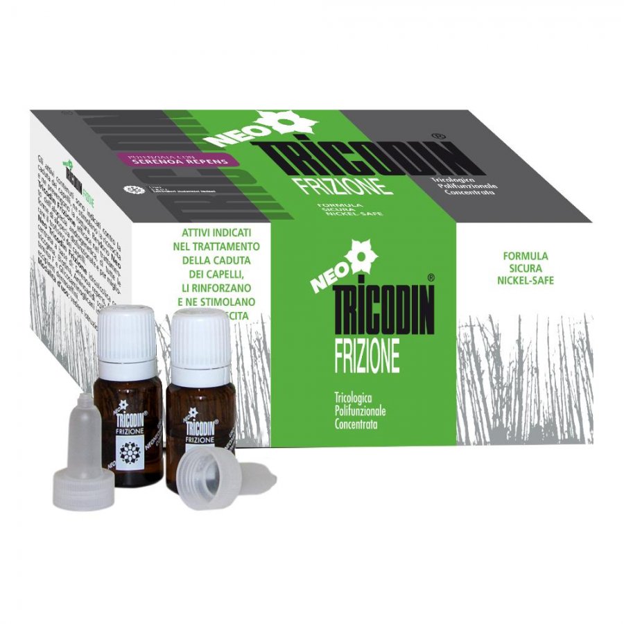Neo Tricodin Frizione Idroalcolica Trattamento della Alopecia 10 Flaconi