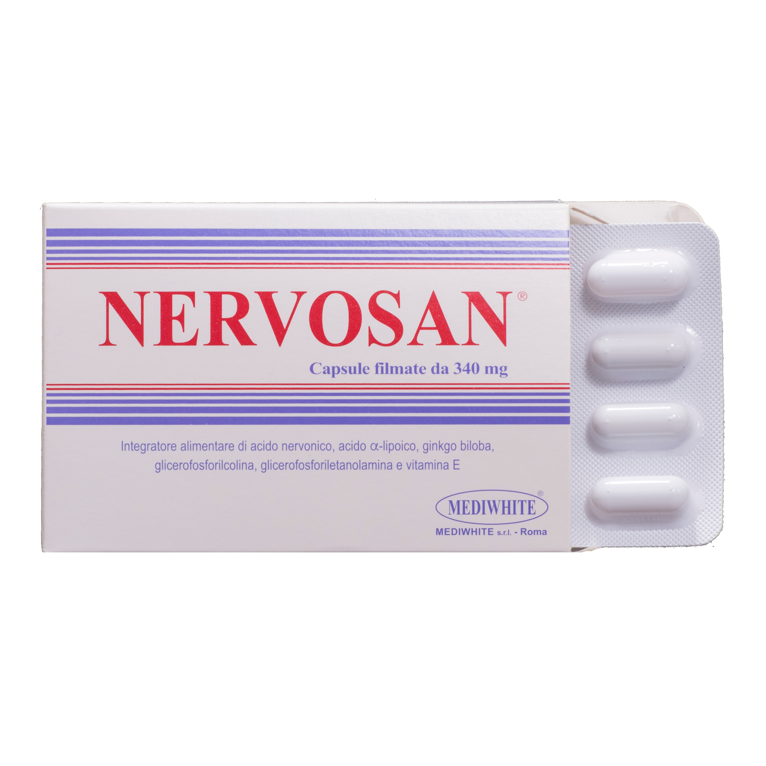 Nervosan Integratore Sistema Nervoso 24 Capsule
