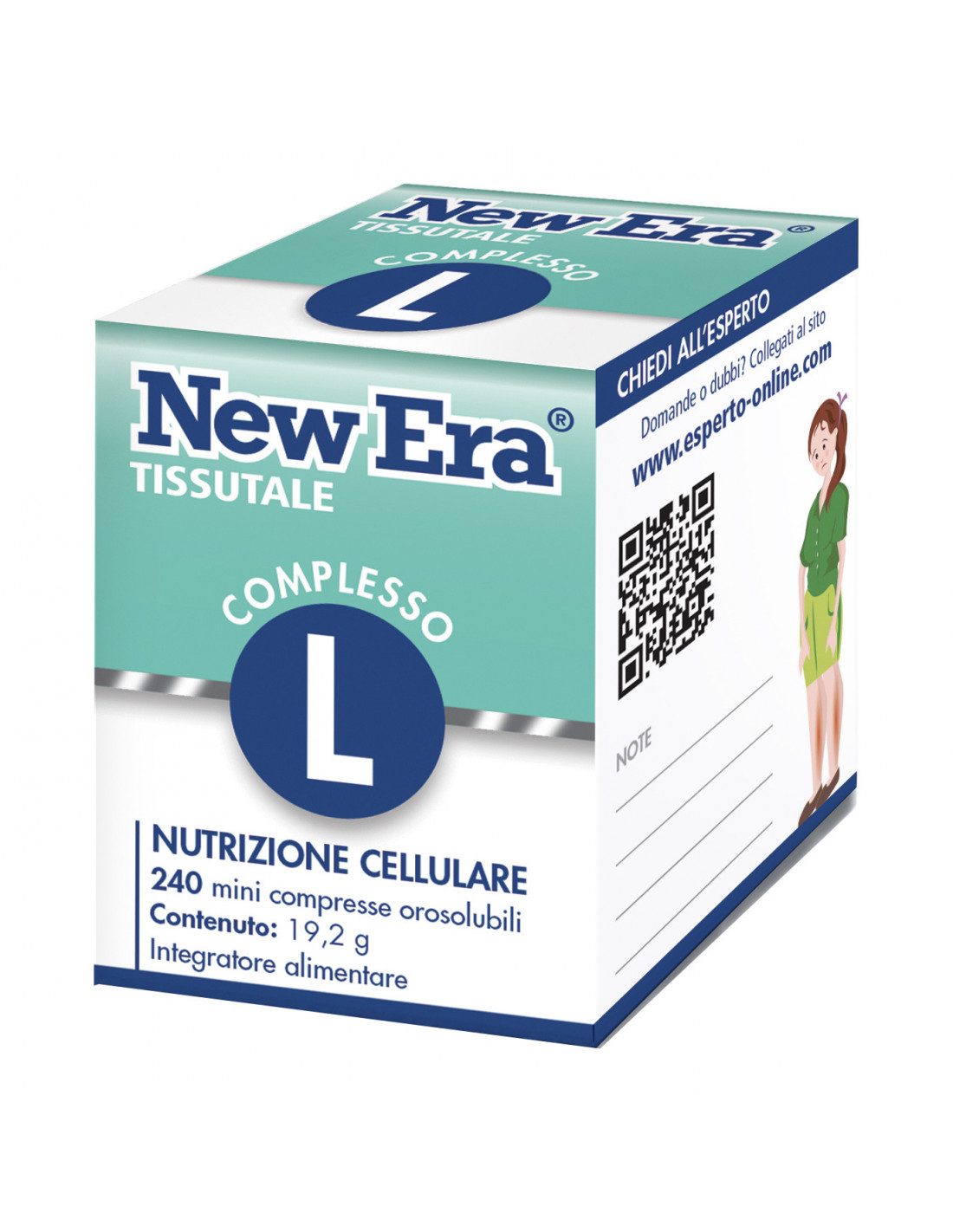 New Era Tissutale L - Integratore Omeopatico - 240 Granuli