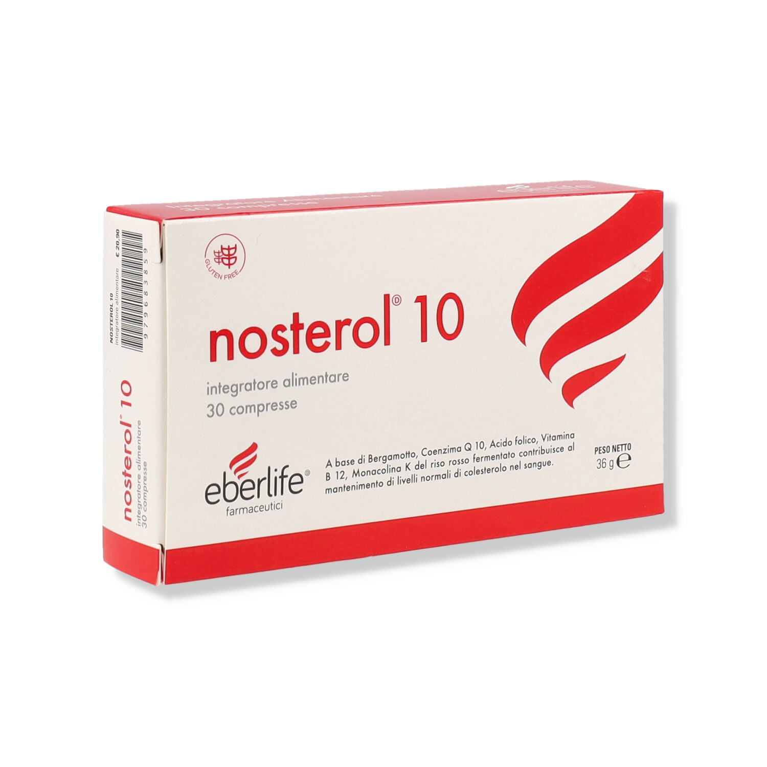 Nosterol 10 - Integratore per il Controllo del Colesterolo - 30 Compresse