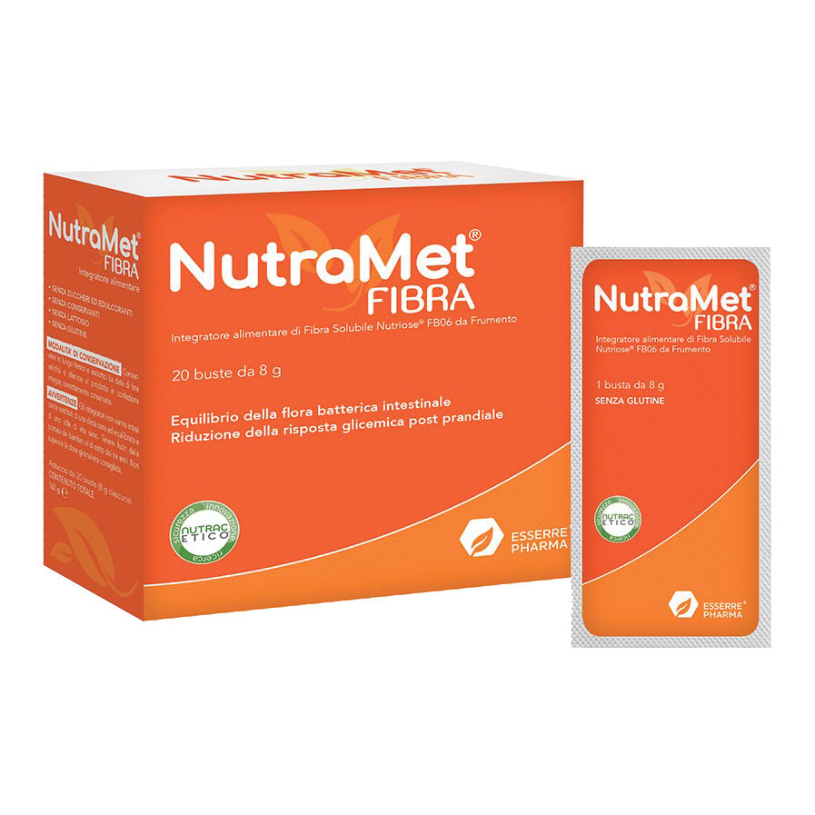 Nutramet Fibra Integratore per Intestino 20 Bustine