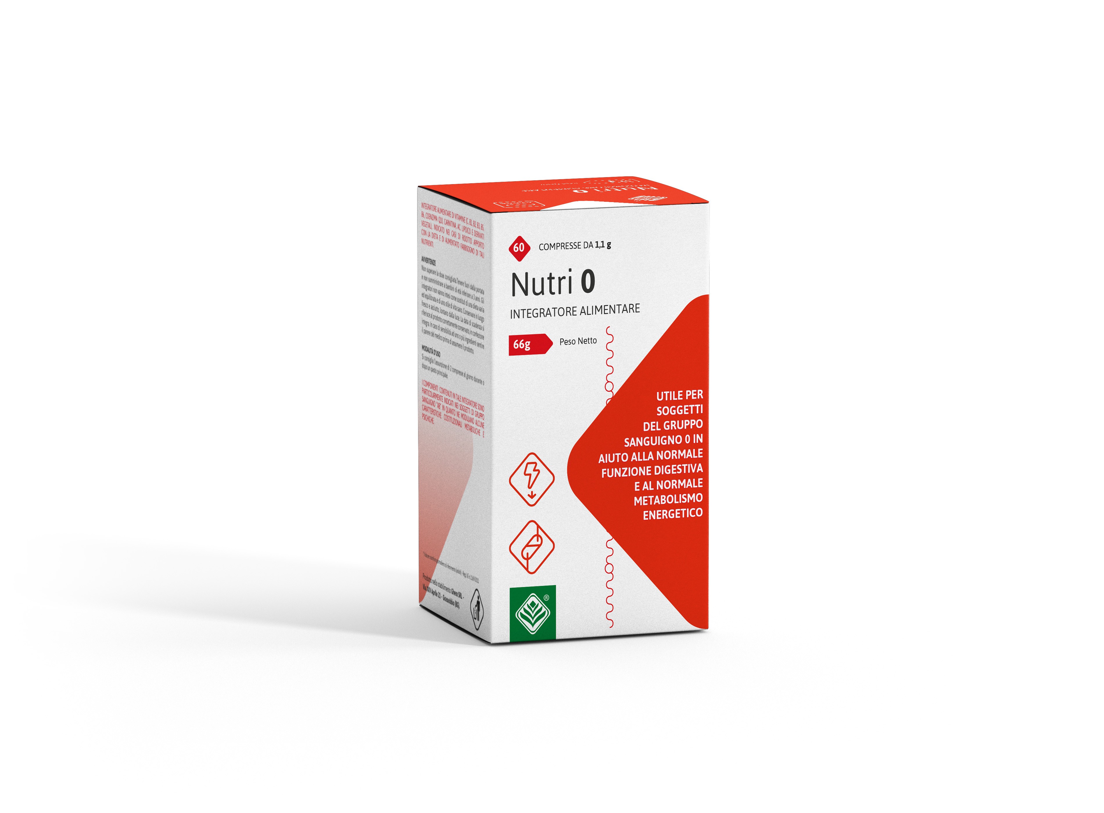 Nutri 0 Integratore Metabolismo Energetico 60 Compresse