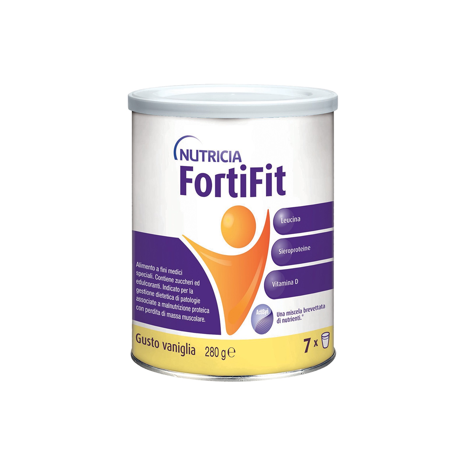Nutricia FortiFit - Supplemento Nutrizionale Proteico Gusto Vaniglia - 280 g