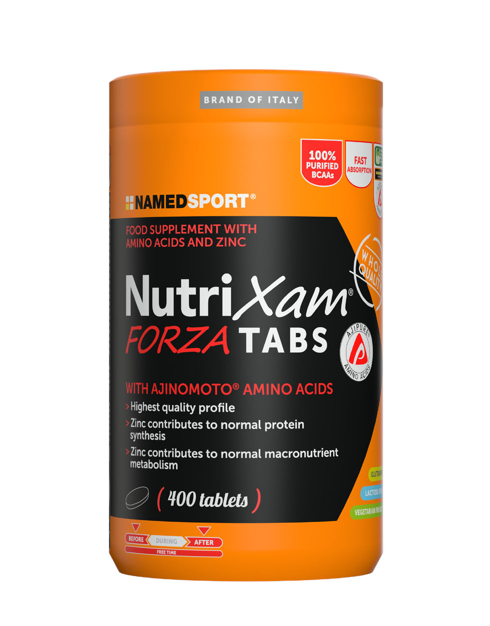 Named Sport NutriXam Forza Tabs - Integratore di Aminoacidi - 400 Compresse