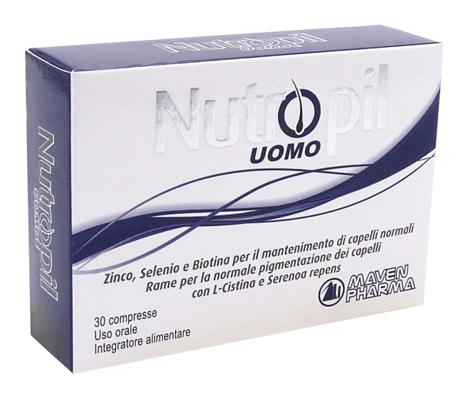 Nutropil Uomo Integratore Anticaduta Capelli 30 Compresse