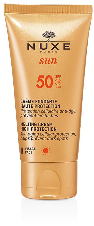 Nuxe Sun - Crema Solare Fondente Viso con Protezione Alta Molto SPF 50 - 50 ml