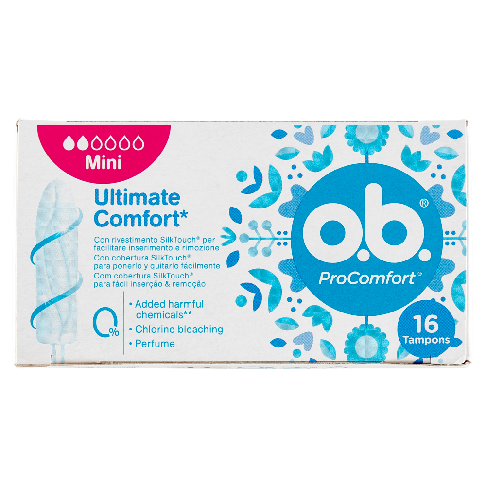 OB Pro Comfort Mini Assorbenti Interni 16 Pezzi