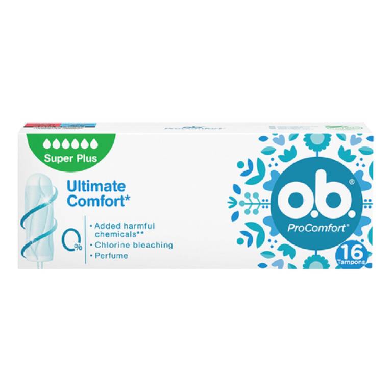 OB Pro Comfort Super Plus Assorbenti Interni 16 Pezzi
