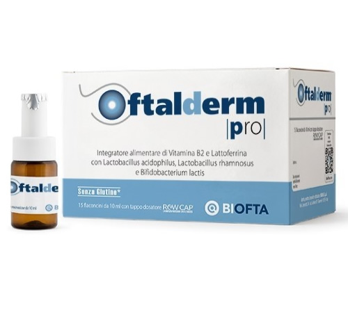 Oftalderm Pro - Integratore per il Benessere della Vista - 15 Flaconcini