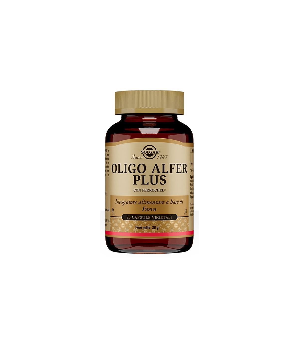 Solgar Oligo Alfer Plus - Integratore di Ferro - 90 Capsule Vegetali