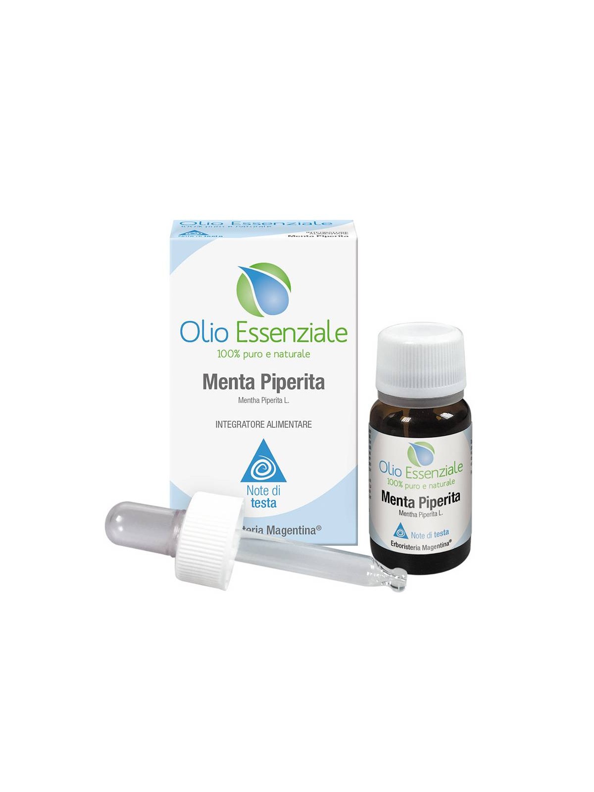 Menta Piperita Olio Essenziale - Olio per Depressione Mentale e Fisica - 10 ml