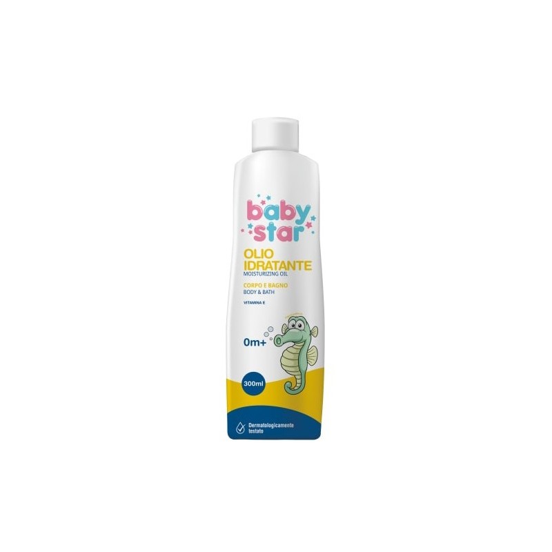BABY STAR - Olio Idratante Corpo E Bagno 300 Ml